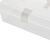 稳斯坦 W7364 (2个)手提式口罩收纳盒 透明带盖储物整理防尘置物盒子 大号22.2*12*9