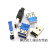 USB3.0-AM/AF 90/180度 USB A母座A公头B母方口 连接器A型B型接口 USB3.0 AF-90度侧插(蓝胶-有边)