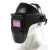 海斯迪克 电焊面具 头戴式面罩 防烧焊防烤脸 不变光黑色 均码 