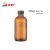 化科 精选 棕色小口玻璃螺口瓶透明药剂瓶 密封采样瓶分装化工化验瓶 240ml 棕色含盖，15个