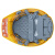 日本DIC IZANO 2进口安全帽工地出差便携可折叠地震防灾救援收纳伸缩轻便头盔 黄色