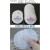 日本重松口罩配件滤棉静电棉碳片碳棉滤纸保护棉U2K滤芯防粉尘 KN95活性炭棉100片(约7.5厘米) 均码