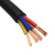 国标足芯足米 电缆RVV多芯电缆4芯5芯无氧铜阻燃护套线电源线信号线 国标 3X10+2X6.0 (100米)