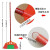 扫把 单个 塑料扫把硬毛扫水工厂单个户外粗丝扫把笤帚物业车间商 百乐扫把-4排特硬粗丝配木杆