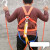LISM耐磨五点式绳安全带施工安装双钩险双保高空作业电力电工户外空调 安全衣(没有后挂绳没有钩子)