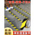 磨砂防滑警示胶带PVC黑黄斑马警戒线地标贴地板反光地面胶带划线 黑色长5m*宽100mm
