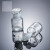 高硼硅磨砂口玻璃瓶实验室白色透明试剂瓶大广口/小细口60-0000ml 透明小口 500ML