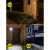 太阳能户外仿真监控摄像头室外防水超亮照明感应壁灯定制 [6灯遥控版照100平-白光(1