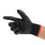 登升N548一把手手套 浸胶13针涤纶涂层防滑耐磨透气工地劳保手套 黑纱黑-1包(12副) 均码