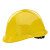 伟光 安全帽 新国标 ABS透气夏季安全头盔 圆顶玻璃钢型 工地建筑 工程监理 电力施工安全帽 黄色 【圆顶ASB】 一指键式调节