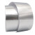 海斯迪克 HKT-142 自粘铝箔胶带 耐高温4.8cm银色 铝箔48mm*10y（1卷）