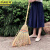 京洲实邦 户外大扫把庭院花园硬毛扫地笤帚【加大加厚一体簸箕】JZSB-3276