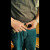 博迈伦（BOMAILUN）品牌帆布皮带男士休闲工装布腰带简约潮流时尚牛仔裤裤带宽3.7cm 绿色 117cm