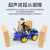 LOBOROBOT Arduino四驱智能小车机器人套件 Scratch编程 蓝牙循迹超声波避障 A+书+微信控制 不含意大利UNO板