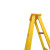 铦铓绝缘梯子人字梯伸缩升降梯 玻璃钢伸缩梯 鱼竿梯玻璃钢电力工程梯施工梯子 绝缘人字梯 2.5米