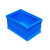 可折叠周转箱物流储物带盖塑料收纳箱子加厚新料五金工具箱汽车箱 S504：550*365*210mm蓝色