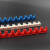 适用于16 20PVC红电工穿线管U型塑料固定管卡水管10位连排管夹排卡迫码配件 16红色(10位)
