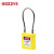BOZZYS通开型工程挂锁不锈钢缆绳安全锁150*3.2MM能量隔离工业缆绳安全锁具BD-G42 KA
