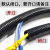 PA阻燃波纹管防水电线电缆PP软管塑料尼龙穿线管PE螺纹管开口套管 PA尼龙-AD10(内径6.5mm)100米