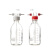 山顶松 螺口洗气瓶 GL45螺口缓冲瓶 耐压缓存瓶安全瓶玻璃缓冲瓶  （500ML 红色盖 整套） 