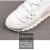 伯格利亚（BOGLIA）品牌增高鞋男新款气垫小白鞋休闲运动鞋真皮老爹鞋男阿甘鞋 白色  38