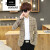 （新款）韩版休闲格子西装男修身上衣青年男装西服外套秋季男士日系小西装 卡其色 XL