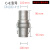 定制304不锈钢扳把扣压快速接头软管水泵活接卡扣式CEF外丝管活 304DN100*4寸C+E(一套)