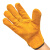 安客来 电焊手套 牛皮手套 隔热防烫焊工手套 黄色 5双起售 