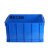 加厚塑料周转箱物料收纳箱蓝色胶框长方形物流箱子大号胶箱带盖