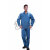包健天兰华达呢工作服套装，防酸防静电抗油拒水，特种工作服定制宝蓝色BJ-1002 3XL