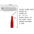 共泰 涤纶滚筒刷 乳胶漆墙漆刷防水涂料滚筒刷 无死角清洁涂刷 白色 6寸 单个装