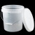 冰禹 BYA-375 透明刻度桶 带盖小水桶 浸泡桶带刻度 10L全透明