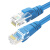 创优捷 六类成品网线6L-3m 非屏蔽千兆高速CAT6网线 宽带网络布线蓝色3米