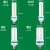 大功率U型E27工厂厂房照明E40螺口超亮节能灯泡4U6U8U85W200W 中4U105w