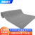 海斯迪克 HK-596 内六角镂空隔水垫 游泳池防滑垫PVC耐磨型地垫地毯 灰色0.9m宽×1m长