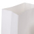 稳斯坦 W7048 (50只)加厚白色牛皮纸袋 方底食品包装袋外卖打包袋子 9*5.5*18(60克)