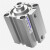 气动小型薄型气缸SDA 12/16/20/25/32/40/50/63/80/100X AC220V节能模块可持续24小时通