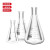 派弘玻璃三角烧瓶烧杯化学实验器材锥形瓶带塞50/150/250/500/1000ml 环球直口三角瓶