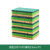 庄太太【绿色方形10片装厚度2.5cm】木浆清洁海绵擦ZTT-9508B