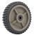 奔新农风火轮聚氨酯脚轮 耐磨轻音重型工业轮子 5寸单轮1个 灰色
