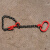 卸钢筋专用吊具捆绑自锁吊链吊钢筋链条钢管圆钢捆绑吊车装卸吊链 2吨3米(锰钢链条)