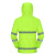  谋福 反光分体雨衣套装 路政成人骑行雨衣可定制 赠肩灯和指挥手套 荧光绿YGL01 3XL185(适合身高180-185) 