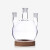希万辉 烧瓶托实验室玻璃仪器放置烧瓶垫底座软木烧瓶垫 110mm软木2个装
