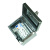 HKNA不锈钢室外防水插座盒小型明装配电箱小型插座箱小防水电箱盒 13-13+五孔10A