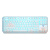 狼蛛（AULA） F3087机械键盘吃鸡游戏87键小型便携有线台式电脑笔记本办公打字通用 樱花粉蓝光 红轴