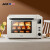北美电器 ACA 电烤箱家用多功能独立控温低温发酵40升搪瓷内胆热风循环 ATO-E45S 白色
