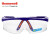 霍尼韦尔 100200 护目镜防风防尘骑行防护眼镜 透明镜片蓝色镜框耐刮擦 1副装