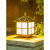 集客家 围墙灯柱头灯太阳能庭院小区方形墙头柱灯室外防水别墅花园大门灯 太阳能款 古铜色30CM 一灯三色带遥控
