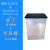 台面不锈钢垃圾桶嵌入式圆形连体桶厨房悬挂清洁桶洗手间装饰摇盖 NZ-227G桶+黑色盖