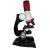 高倍儿童显微镜儿童科学科普玩具学生生物实验科学礼物 标配不含12片标本